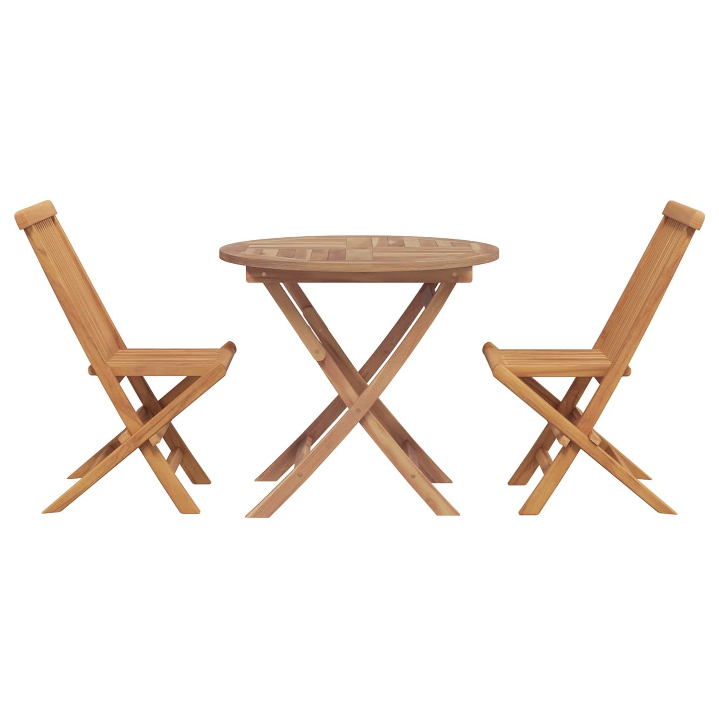 Garden Dining Set 3 pcs Brown Solid Acacia Wood