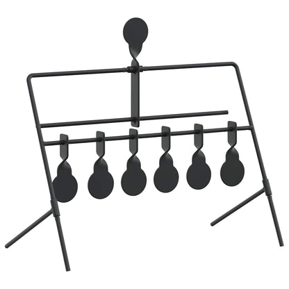 Resetting Target Black 38 x 20 x 33.5 cm Steel