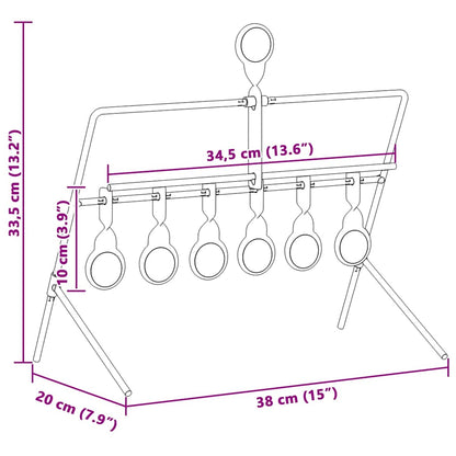 Resetting Target Black 38 x 20 x 33.5 cm Steel