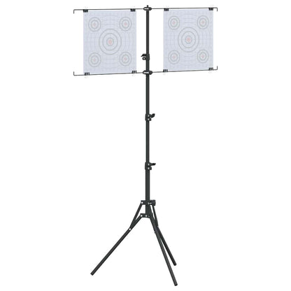 Target Stand Folding Black and White 82.5 x 51 x 150 cm Metal