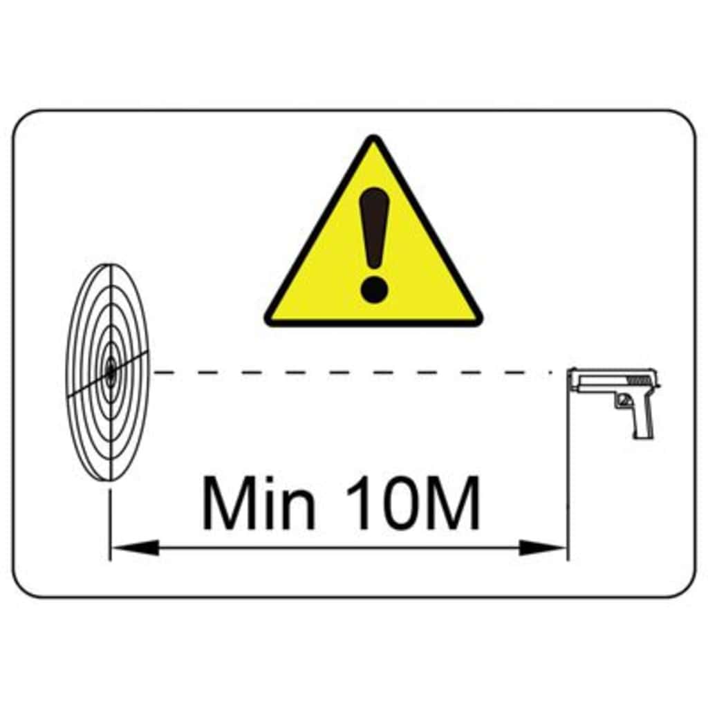 Airsoft Target Black 19 x 26 x 25 cm Plastic