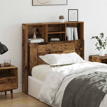 Headboard Cabinet Old Wood Engineered Wood
