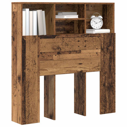 Headboard Cabinet Old Wood Engineered Wood