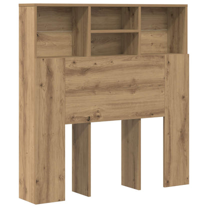 Headboard Cabinet Artisan Oak Engineered Wood