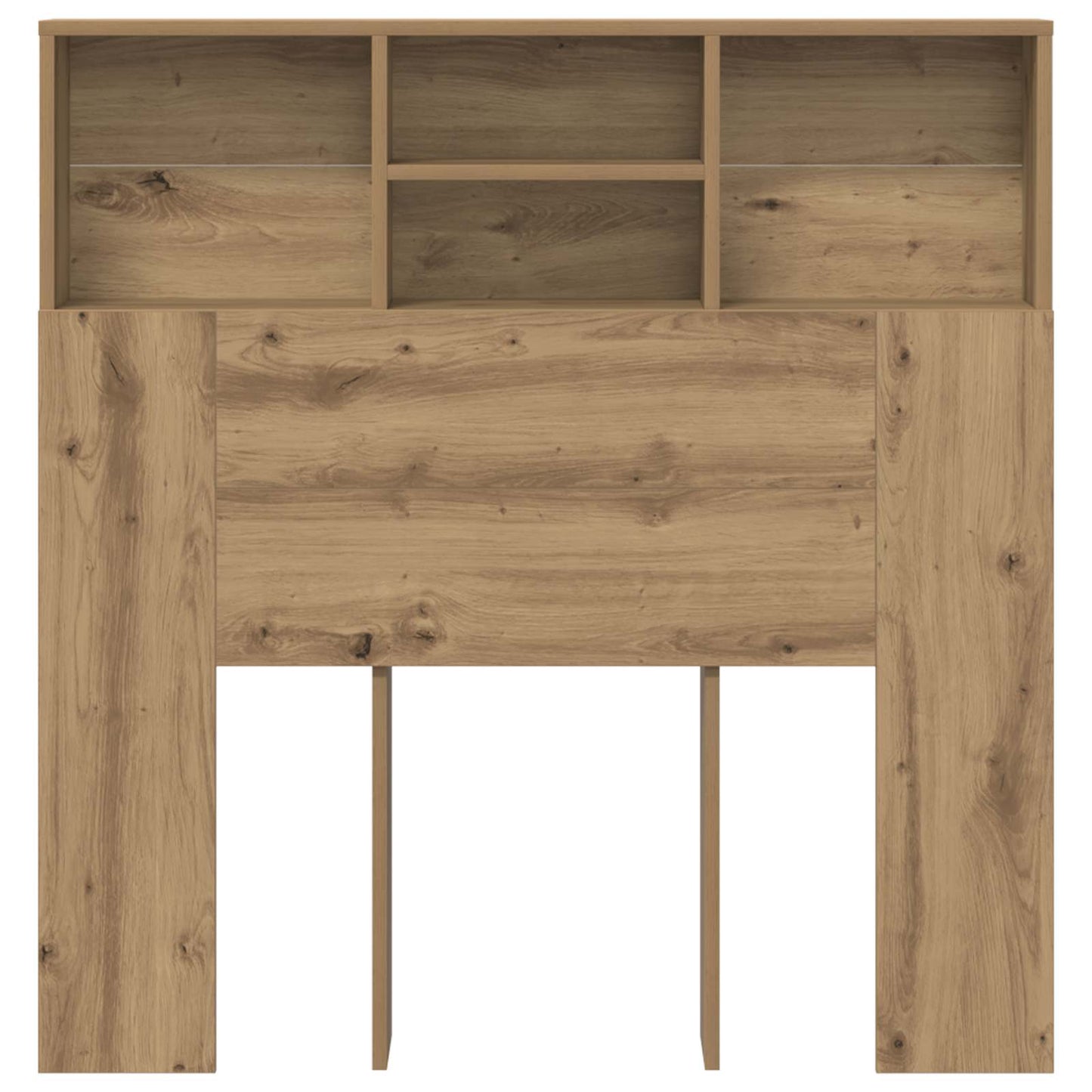 Headboard Cabinet Artisan Oak Engineered Wood