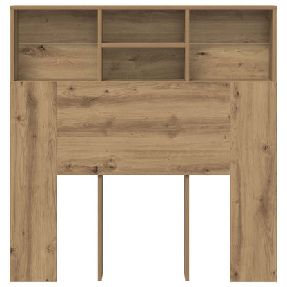 Headboard Cabinet Artisan Oak Engineered Wood
