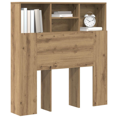 Headboard Cabinet Artisan Oak Engineered Wood