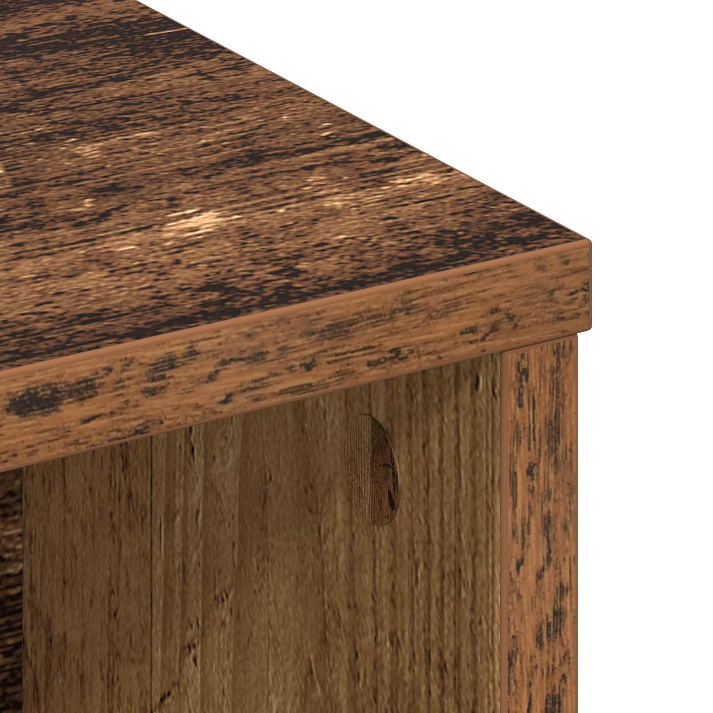 Headboard Cabinet Old Wood Engineered Wood