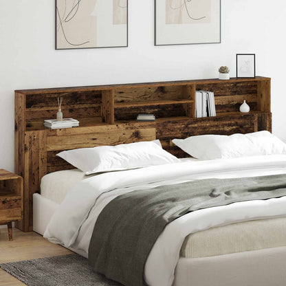 Headboard Cabinet Old Wood Engineered Wood