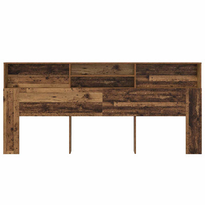 Headboard Cabinet Old Wood Engineered Wood