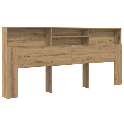 Headboard Cabinet with Shelf Artisan Oak 220 x 19 x 101.5 cm