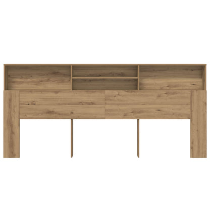 Headboard Cabinet with Shelf Artisan Oak 220 x 19 x 101.5 cm