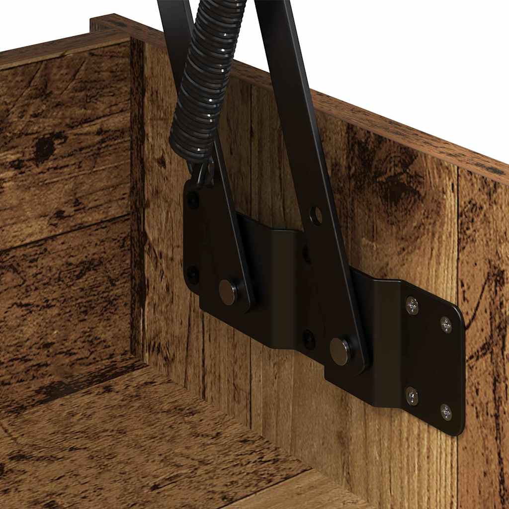 Coffee Table Old Wood 80 x 50.5 x 41.5 cm Engineered Wood