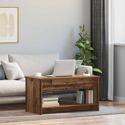 Coffee Table Old Wood 80 x 50.5 x 41.5 cm Engineered Wood
