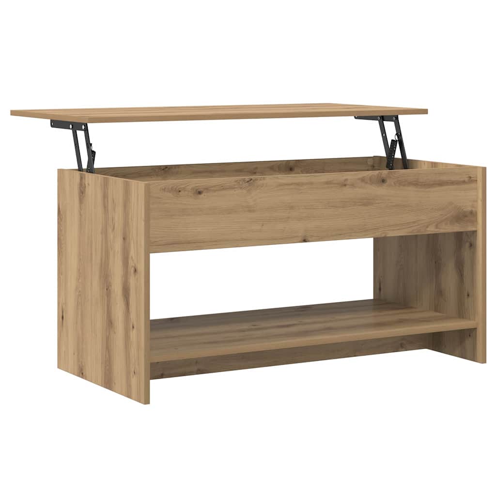 Coffee Table Artisan Oak 80 x 50.5 x 41.5 cm Engineered Wood