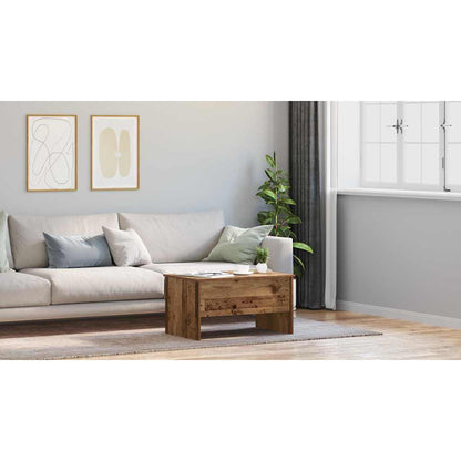 Coffee Table Old Wood 102 x 50.5 x 46.5 cm Engineered Wood