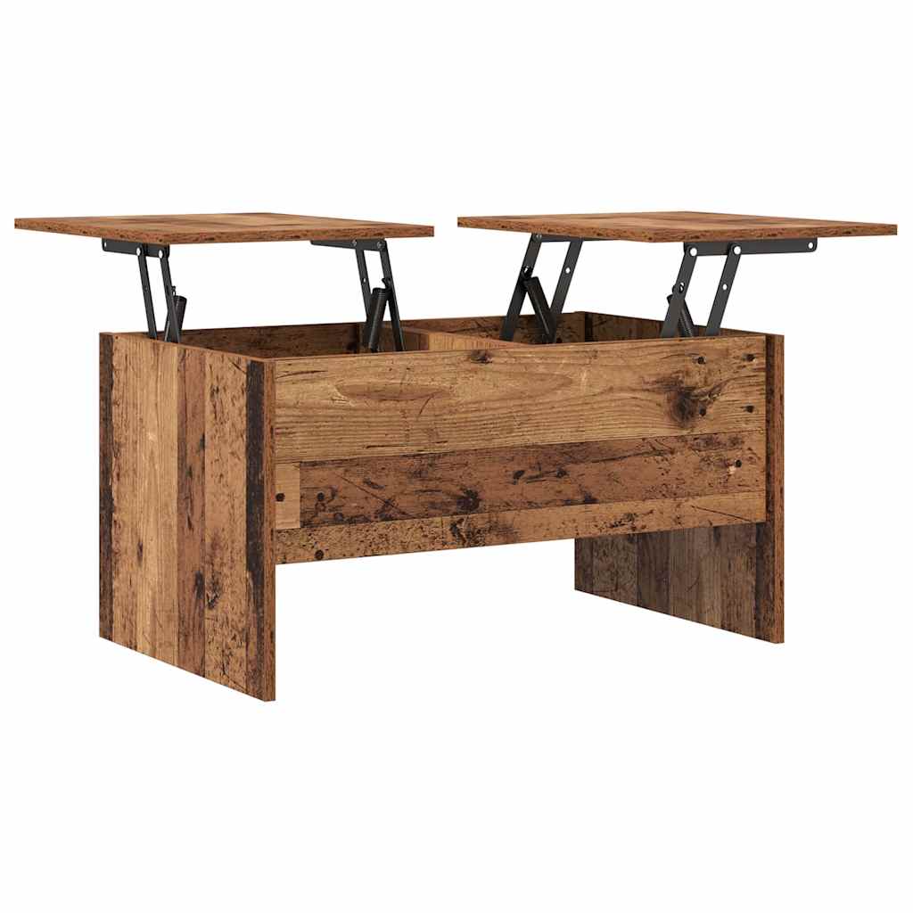 Coffee Table Old Wood 102 x 50.5 x 46.5 cm Engineered Wood