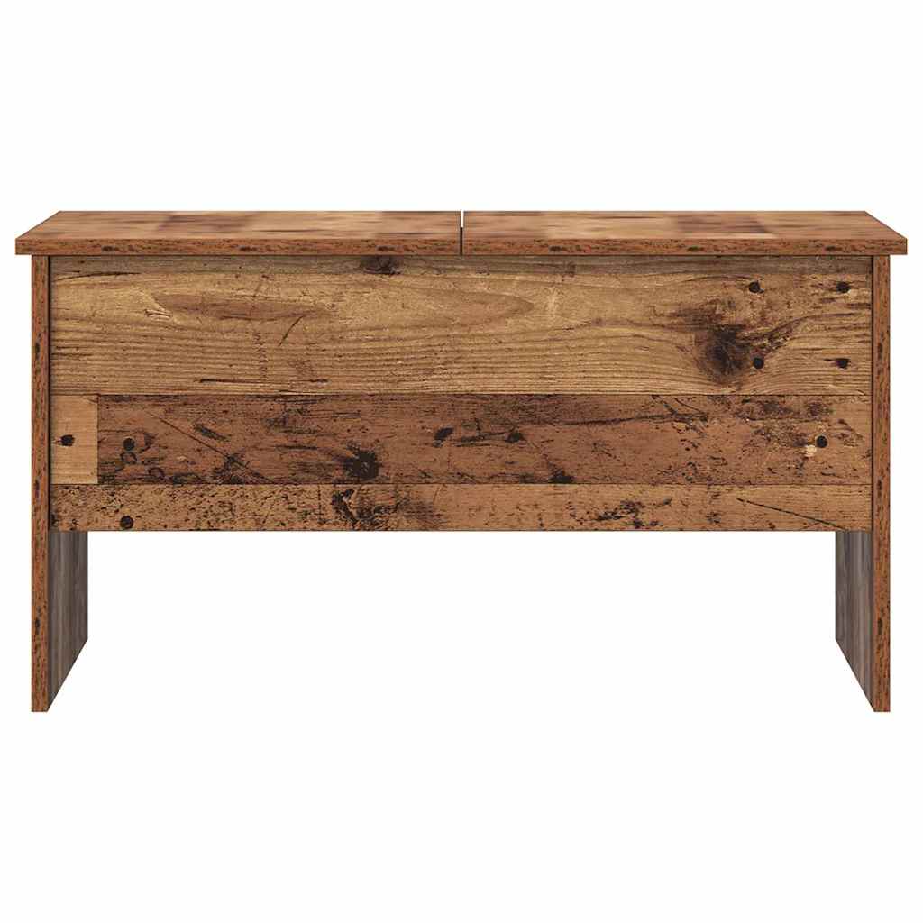 Coffee Table Old Wood 102 x 50.5 x 46.5 cm Engineered Wood