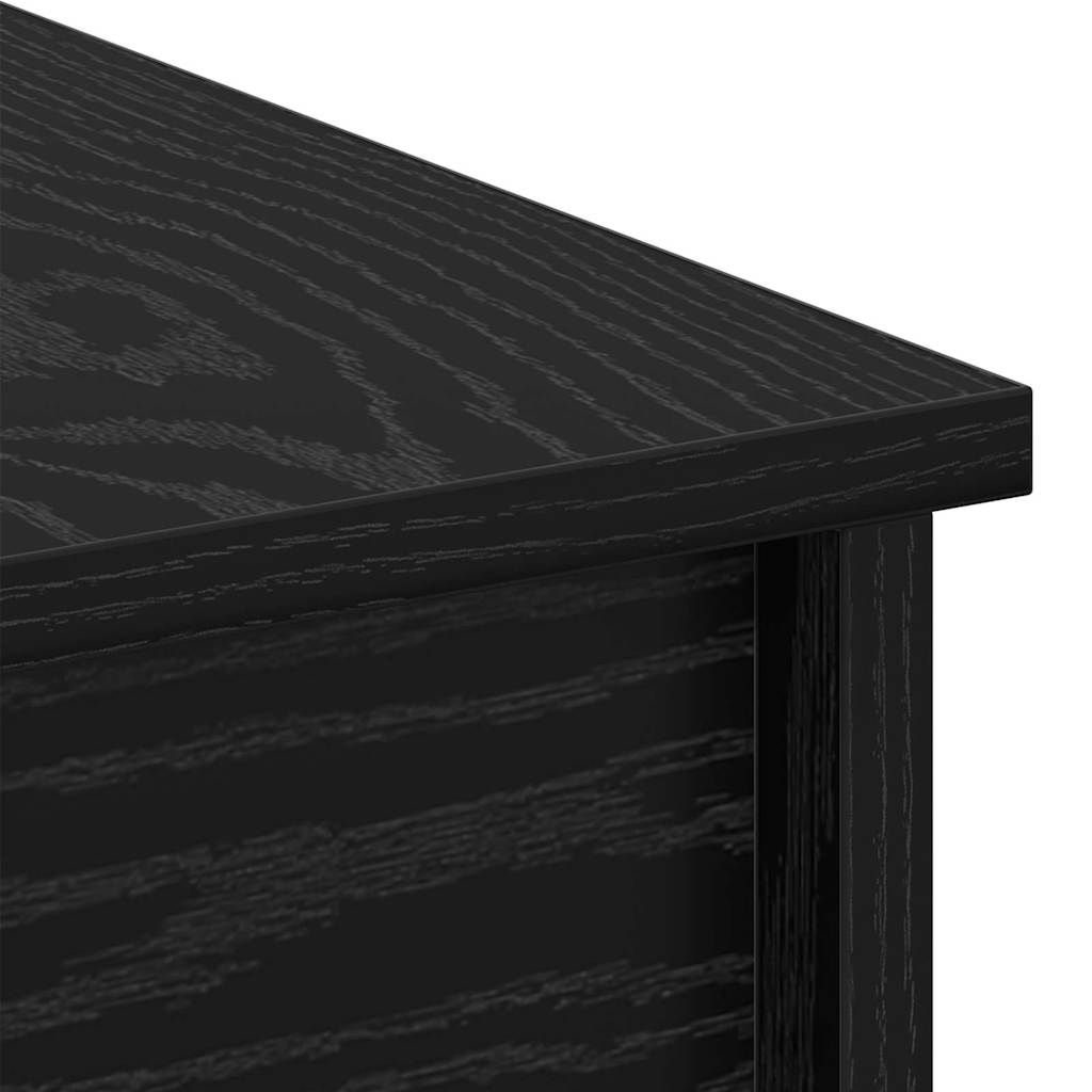 Coffee Table Black Oak 102 x 50.5 x 46.5 cm Engineered Wood