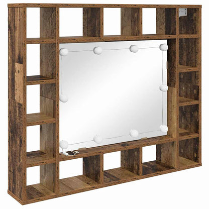 Mirror Cabinet Old wood 91 x 15 x 76.5 cm Engineered Wood