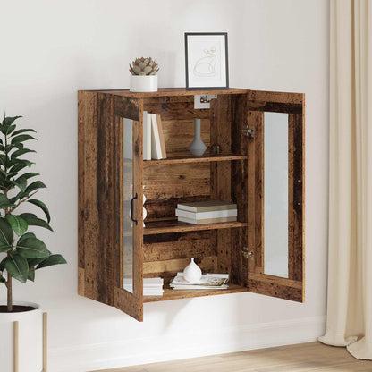 Storage Cabinet Wall-mounted Old Wood 69.5 x 34 x 90 cm