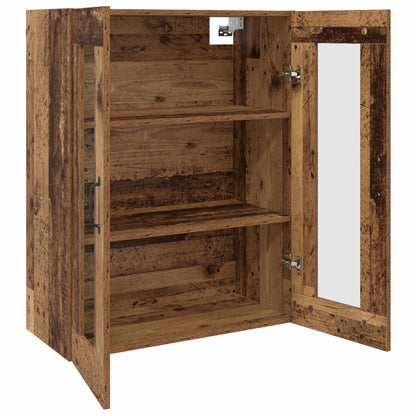 Storage Cabinet Wall-mounted Old Wood 69.5 x 34 x 90 cm