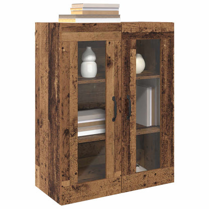 Storage Cabinet Wall-mounted Old Wood 69.5 x 34 x 90 cm