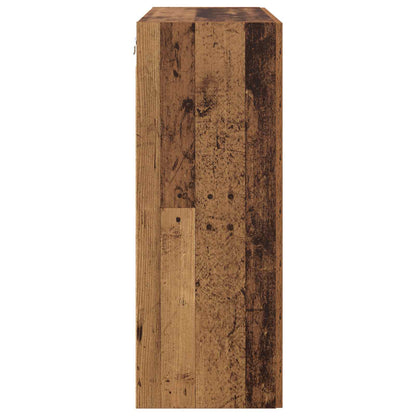 Storage Cabinet Wall-mounted Old Wood 69.5 x 34 x 90 cm