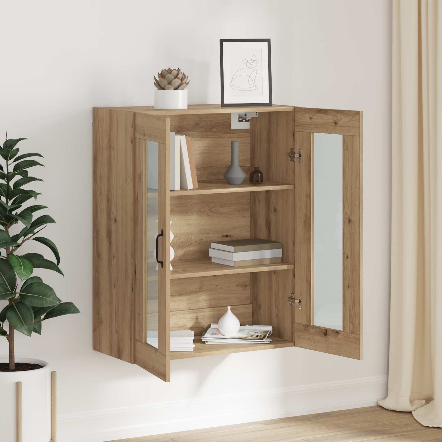 Storage Cabinet Artisan Oak 69.5 x 34 x 90 cm