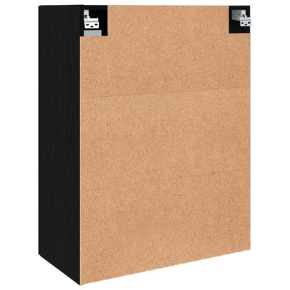 Storage Cabinet Wall-mounted Black Oak 69.5 x 34 x 90 cm
