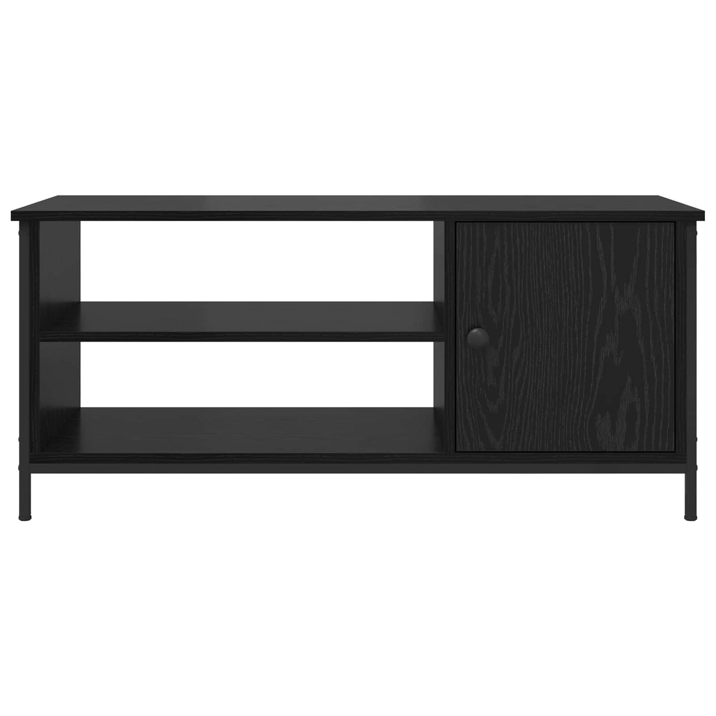 TV Cabinet Black Oak 100 x 40 x 45 cm Engineered Wood