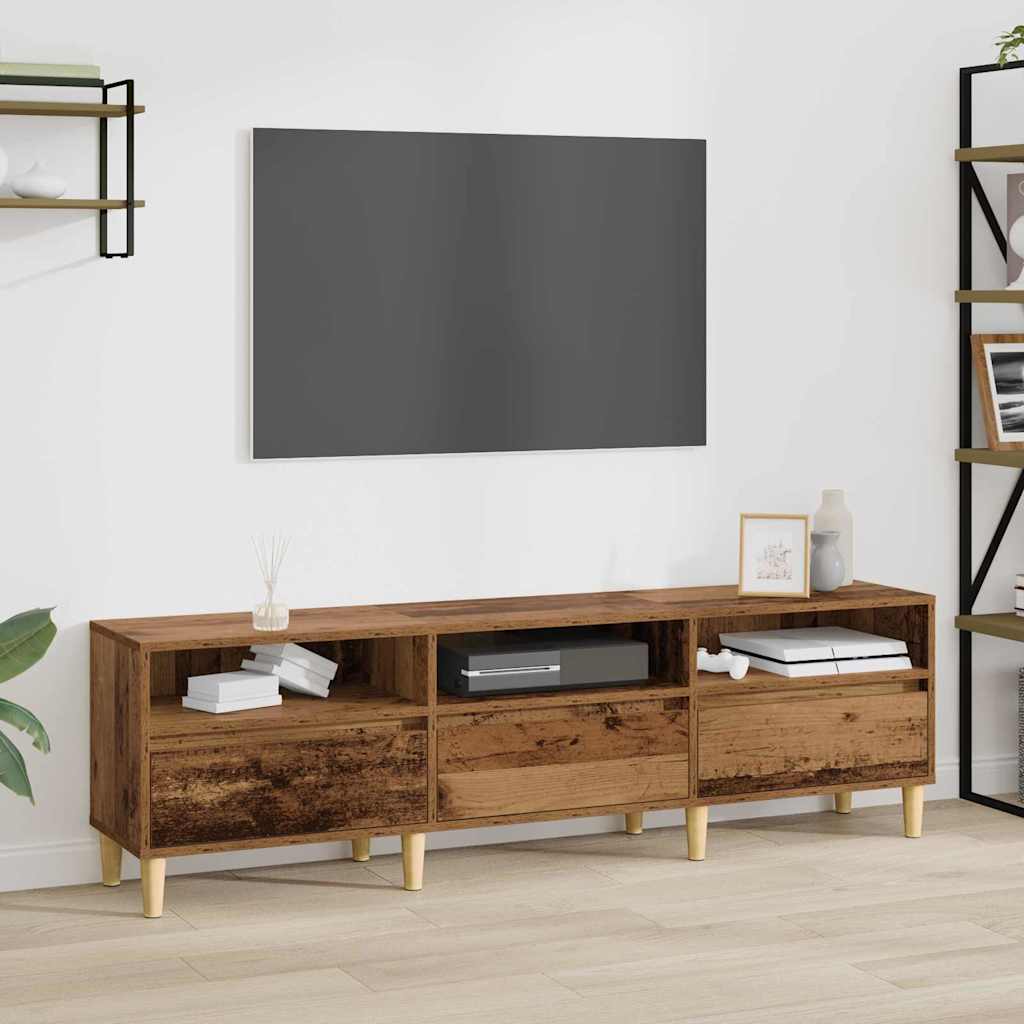 TV Cabinet Old Wood 150 x 30 x 45 cm Engineered Wood