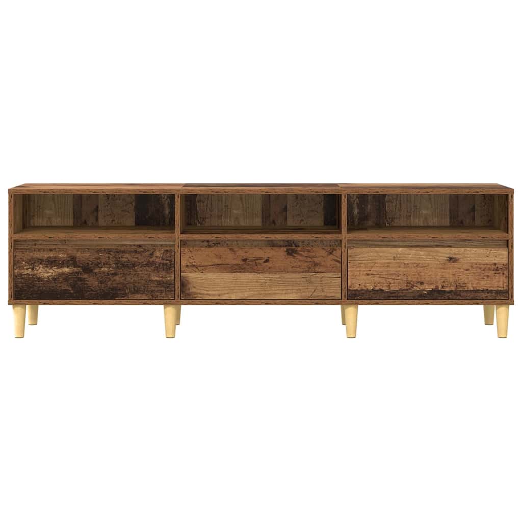 TV Cabinet Old Wood 150 x 30 x 45 cm Engineered Wood