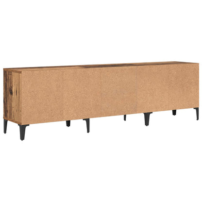 TV Cabinet Old Wood 150 x 30 x 45 cm Engineered Wood and Iron
