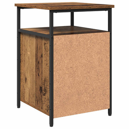Bedside Cabinet with Drawer Old wood Engineered Wood