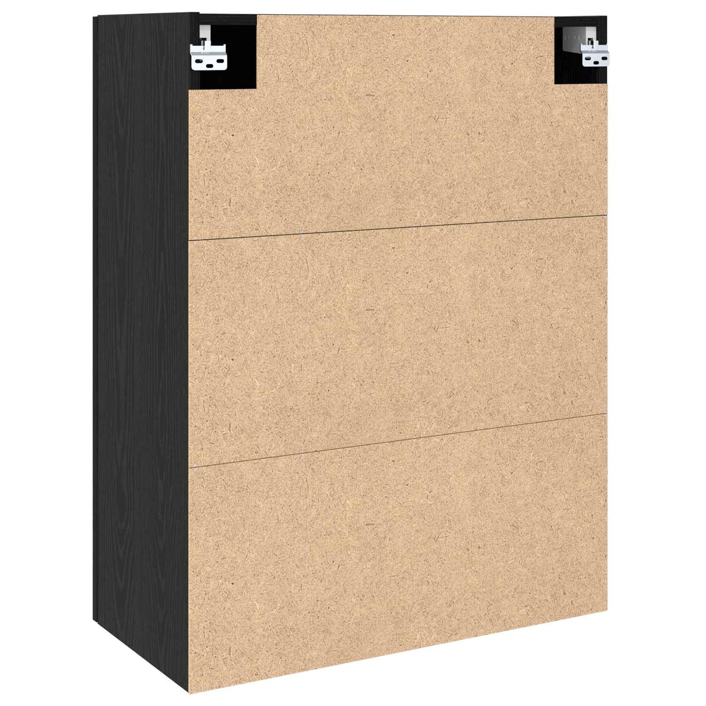 Wall Cabinet Black Oak 69.5 x 34 x 90 cm Engineered Wood