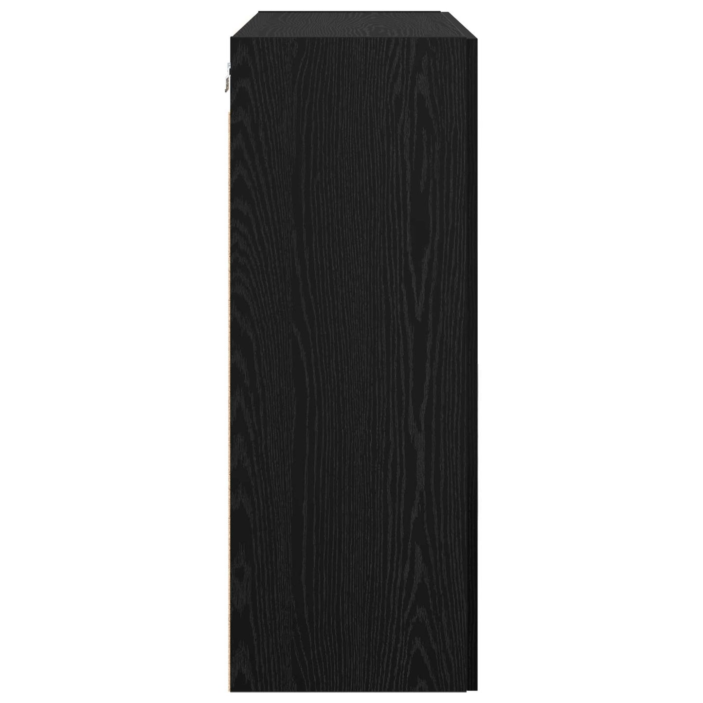Wall Cabinet Black Oak 69.5 x 34 x 90 cm Engineered Wood
