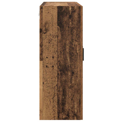Wall Cabinet Old Wood 69.5 x 34 x 90 cm Engineered Wood