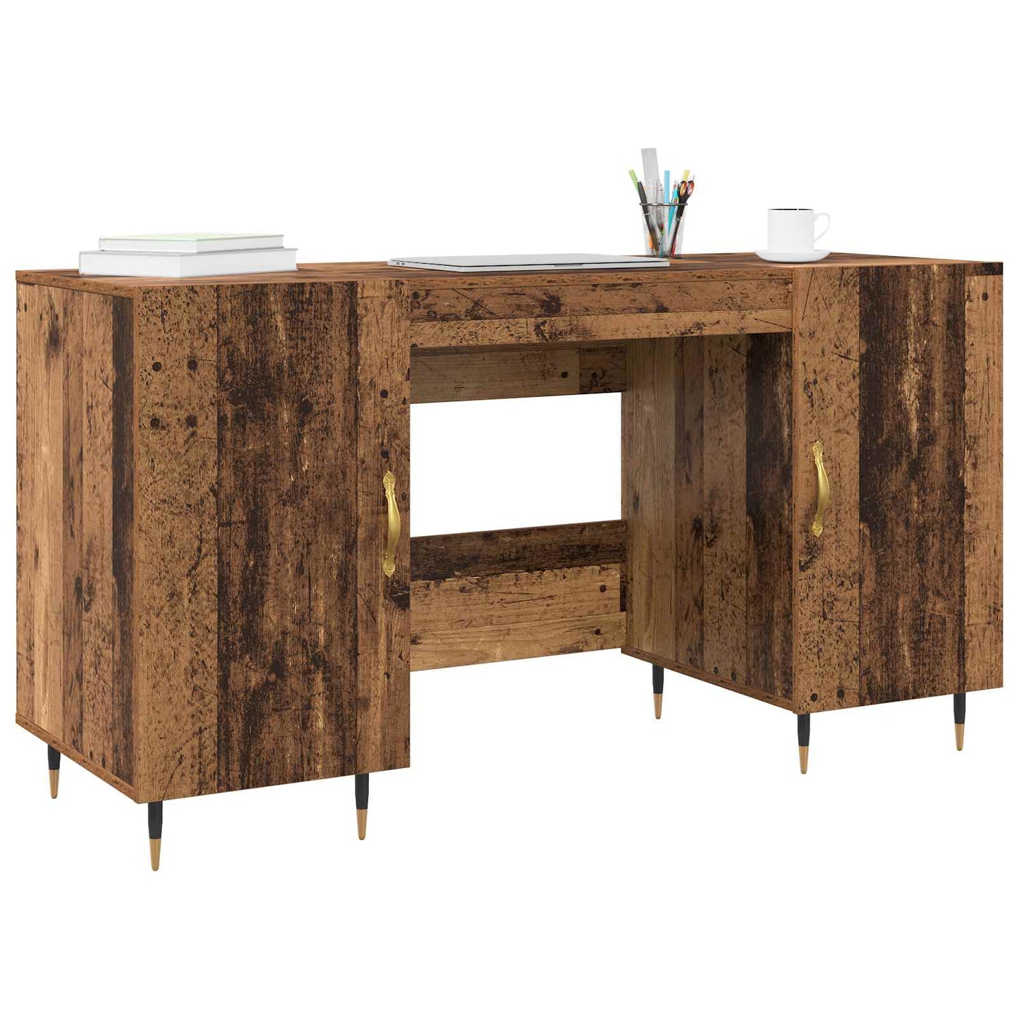 Desk Old wood Engineered wood 140 x 50 x 75 cm