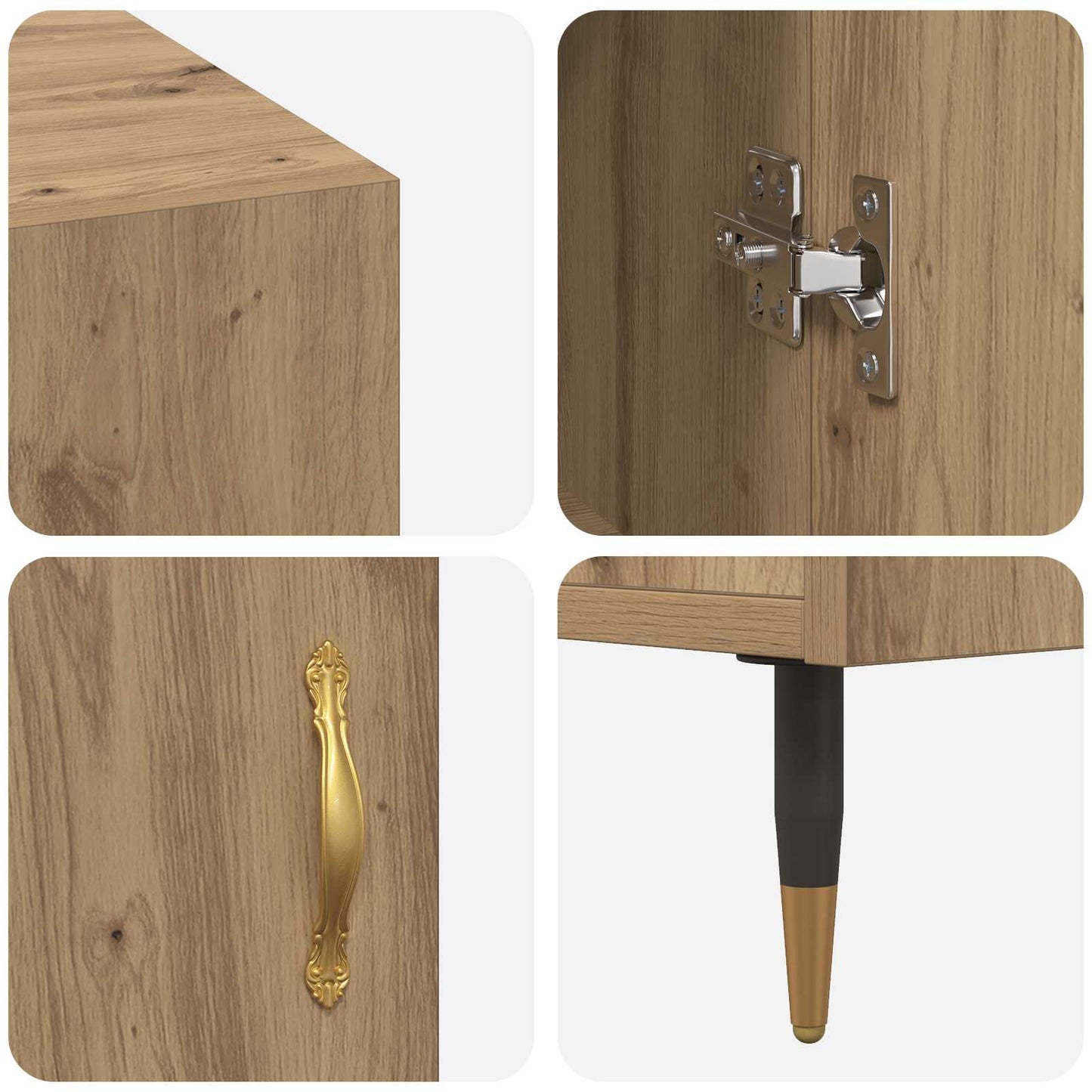 Desk Artisan oak Engineered wood 140 x 50 x 75 cm