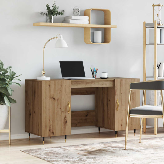 Desk Artisan oak Engineered wood 140 x 50 x 75 cm