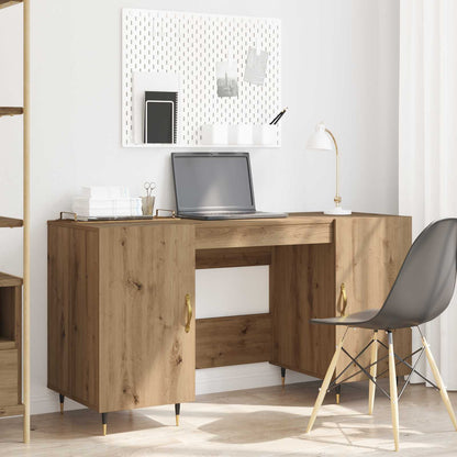 Desk Artisan oak Engineered wood 140 x 50 x 75 cm