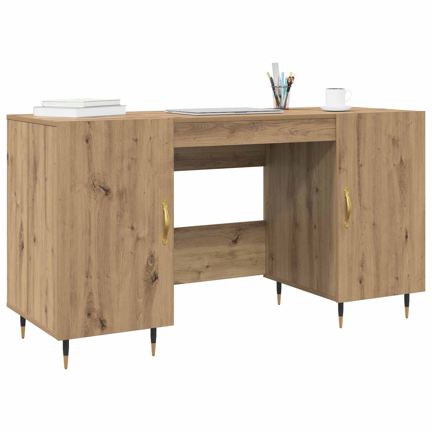Desk Artisan oak Engineered wood 140 x 50 x 75 cm
