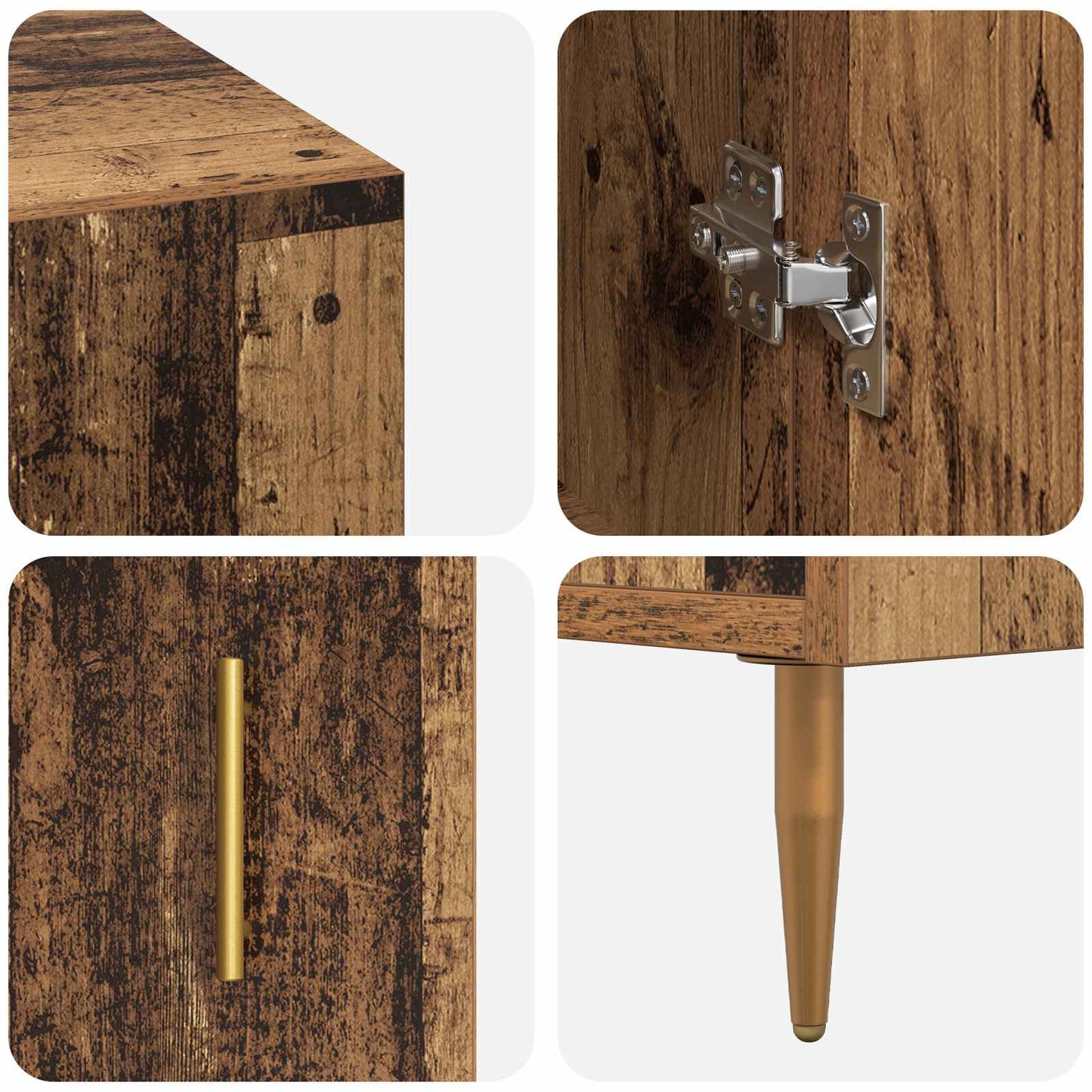 Desk Old wood Engineered wood 140 x 50 x 75 cm