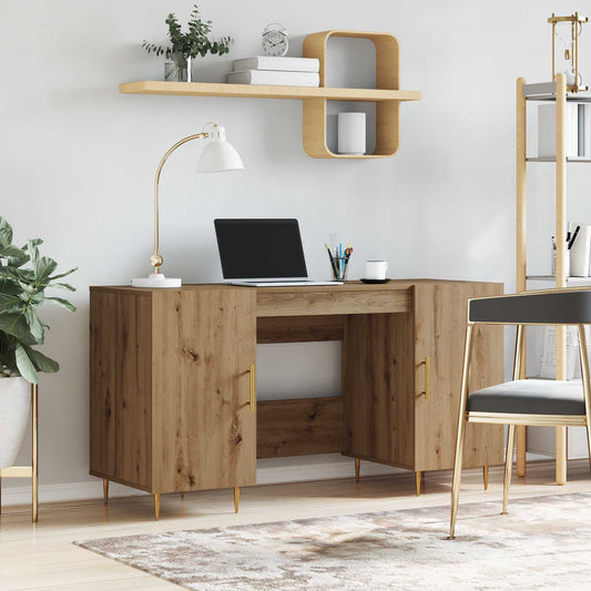 Desk Artisan oak Engineered wood 140 x 50 x 75 cm