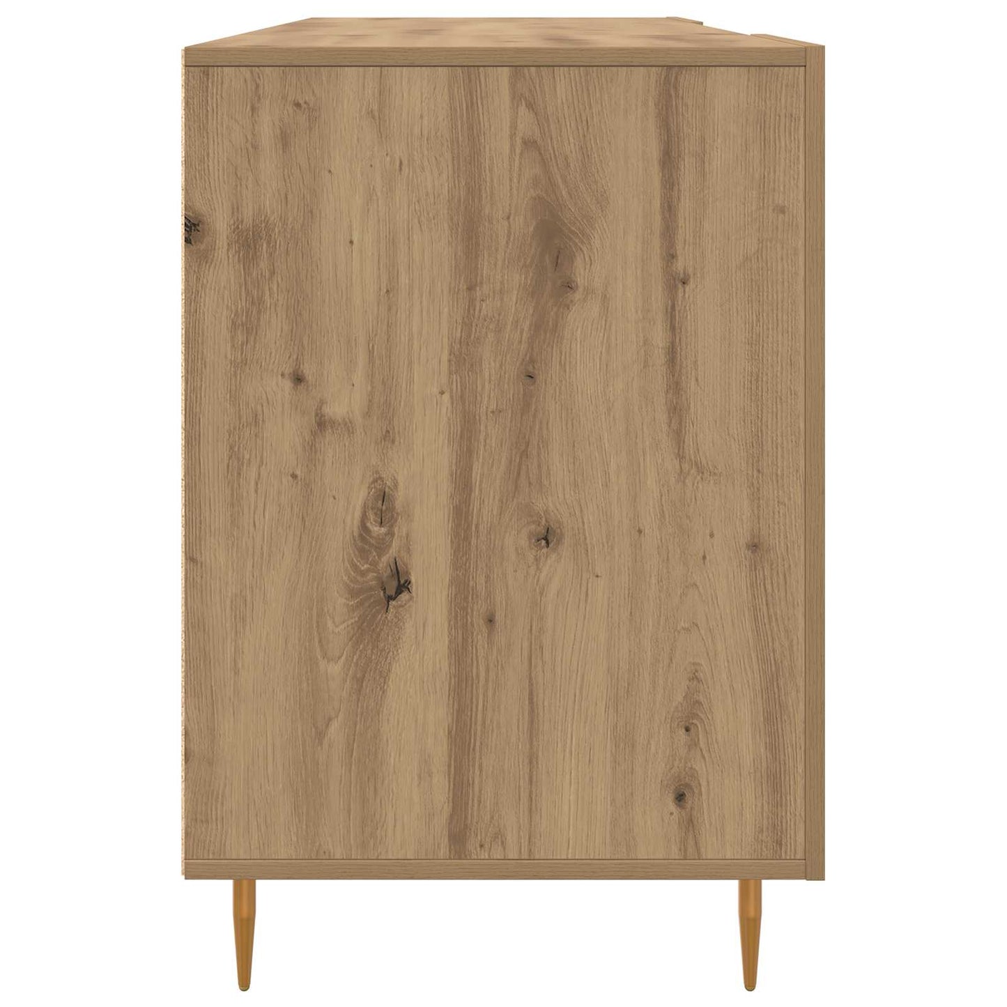 Desk with Shelf Artisan oak 140 x 50 x 75 cm Engineered wood