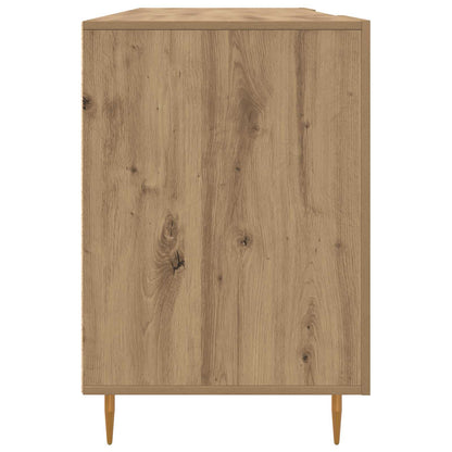 Desk with Shelf Artisan oak 140 x 50 x 75 cm Engineered wood