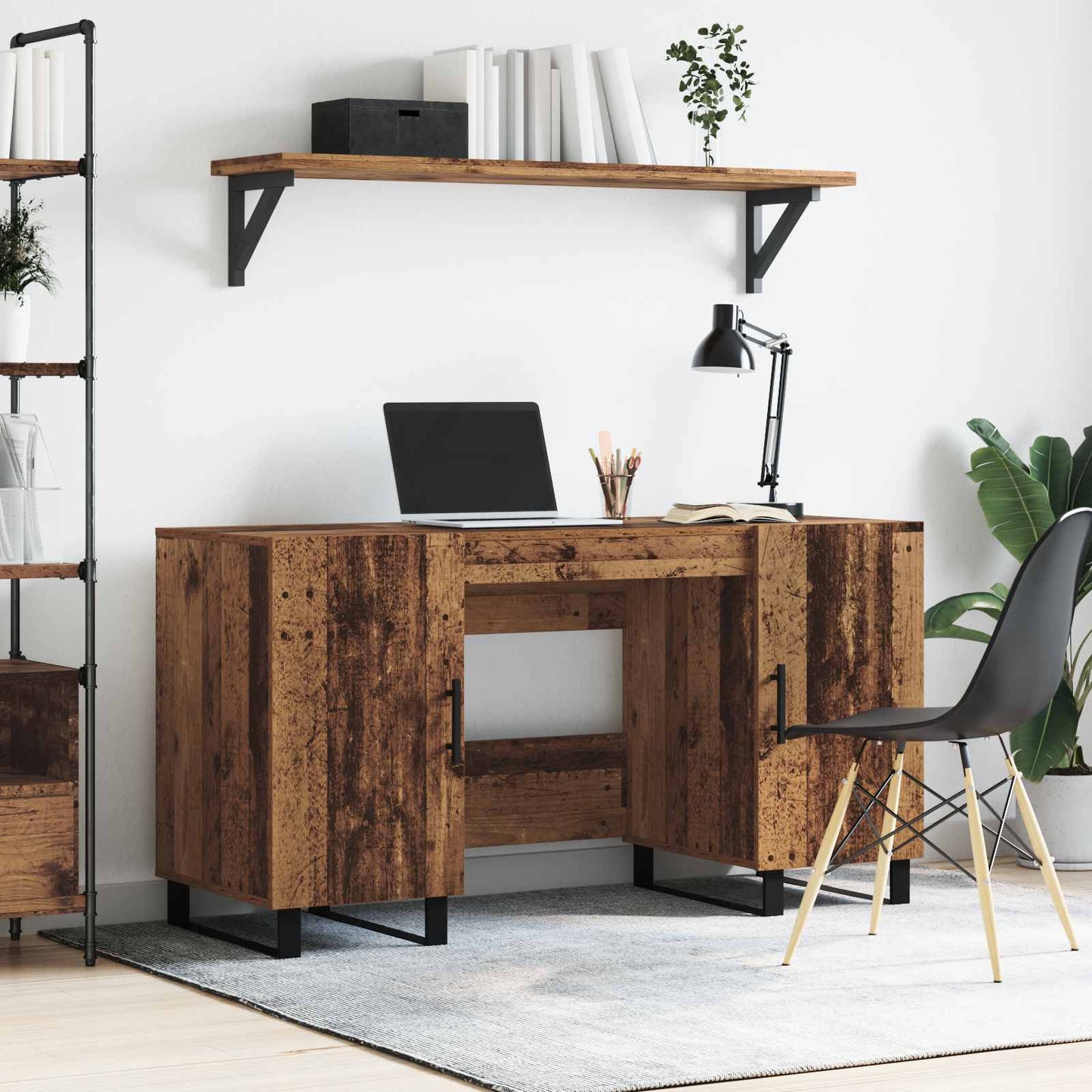 Desk Old wood Engineered wood 140 x 50 x 75 cm