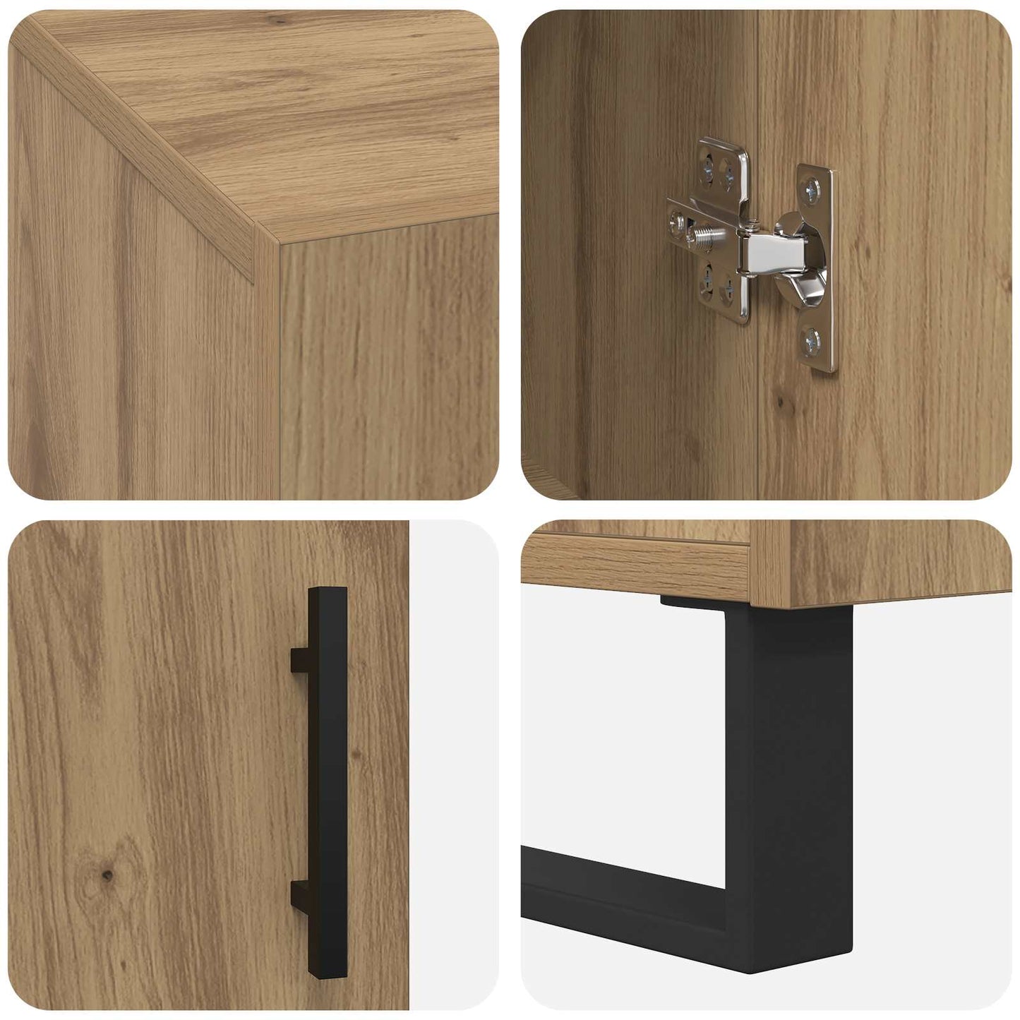 Desk Artisan oak Engineered wood 140 x 50 x 75 cm