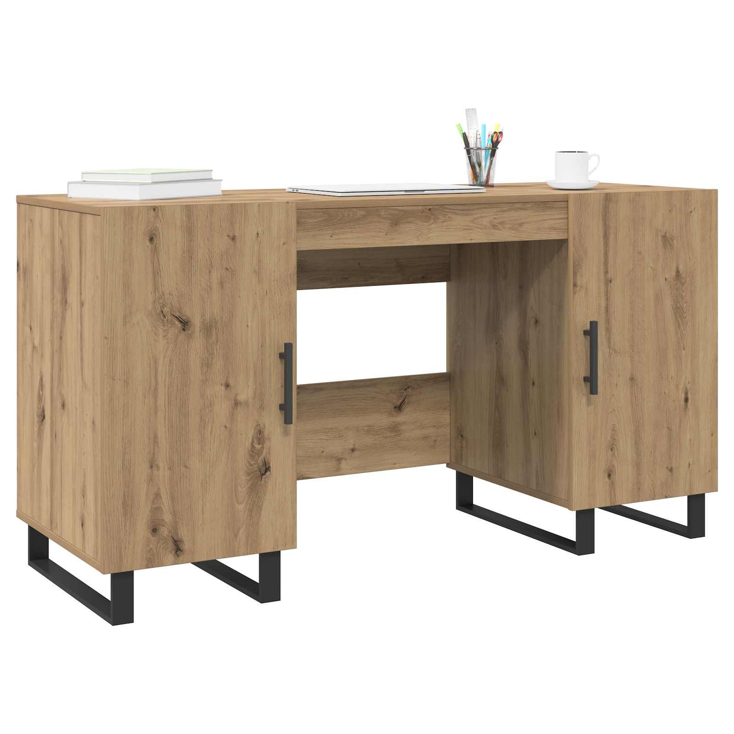 Desk Artisan oak Engineered wood 140 x 50 x 75 cm